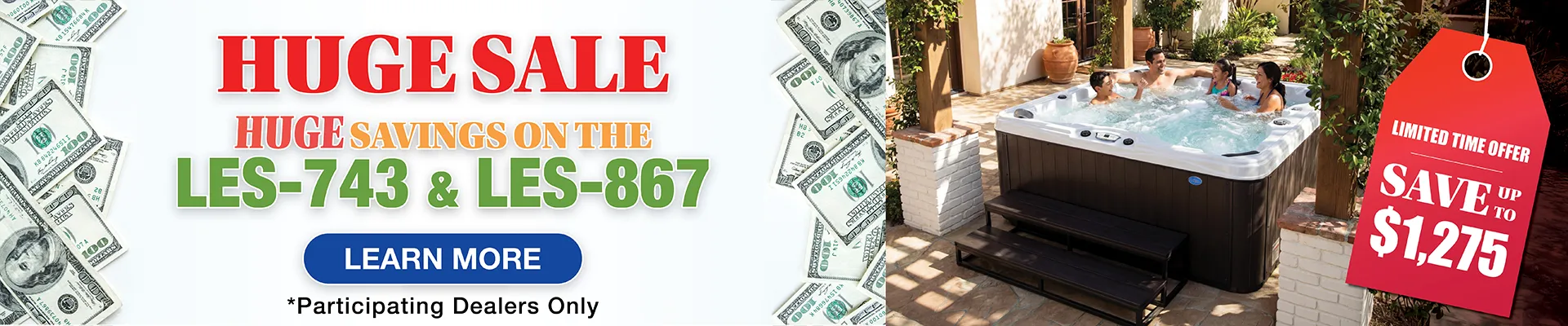 Calspas hot tub being used in a family setting - Wheaton